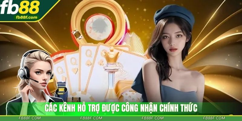 Các kênh hỗ trợ được công nhận chính thức
