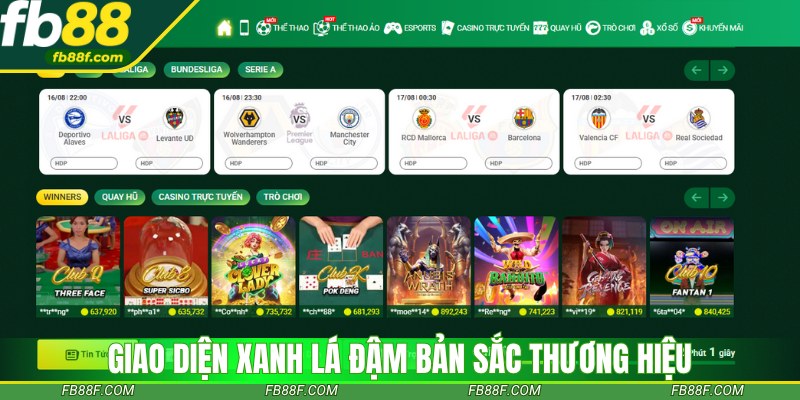 Giao diện xanh lá mang đậm bản sắc thương hiệu Giao diện xanh lá mang đậm bản sắc thương hiệu